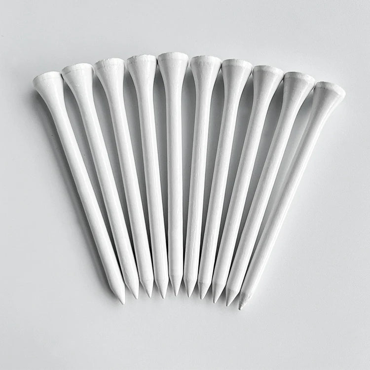 Custom Logo Custom Color Eco-Friendly Biodegradable 100% Natural Bamboo Golf Tees 70mm/83mm Sizes Unique Design Custom Packaging