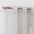 Wholesale Custom Floral Pattern Sheer Burnt Design Living Room Window Tulle Curtains Drapes Flame Retardant Blackout 100%