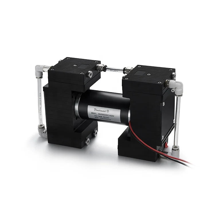 Low Power -990mbar High Vacuum 24vdc Mini Vacuum Pump Diaphragm Air Pump EPDM 45L/Min Flow Micro Pump