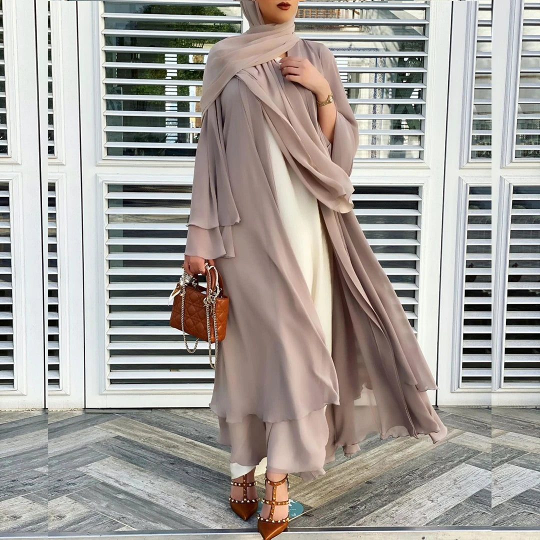 Arab Turkish Jilbabfront Open Abaya Islamic Dresses Dubai Fancy Dress Abaya Morden Islamic Front Open Islamic Abaya