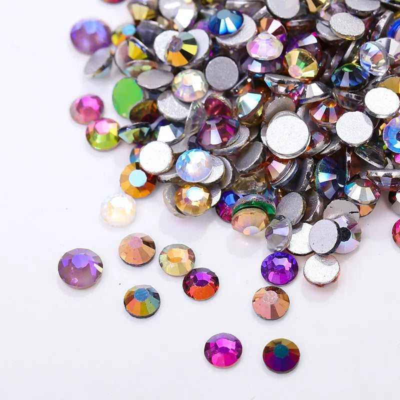 Factory Directly Wholesale  Flatback Rhinestone Glass Big Size SS30  for Cloth or Jewelry Marking