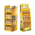 Custom Cardboard Honey Cardboard Floor Display Stand Rack for Honey