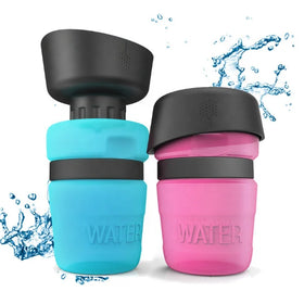 2023 New Design Outdoor Walking Training Traveling Cold Water Dispenser for Dogs