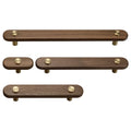 OLex American Walnut Cabinet Door Pull Antique Country Style Wood Handle Solid Wood Drawer Kitchen Cabinet Wardrobe Door Knob