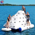 Cheap Prices Water Floating Rock Toys Games Climbing Wall Slide Inflatable Iceberg