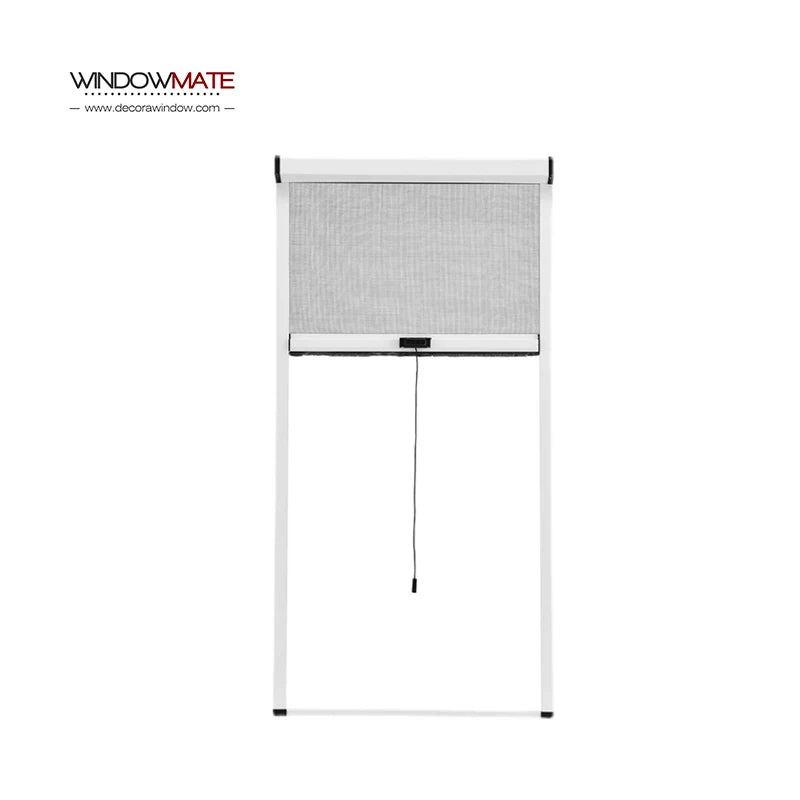 Reach Standard Magnetic Aluminum Frame Fiberglass Window Screen Mesh for Window