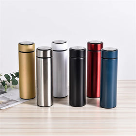 Stainless Steel Eco-Friendly Vacuum Insulated Sports Water Bottle LED Temperature Display 500ml Capacity 12-24hrs Thermal