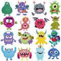 New Design Iron on Embroidery Cartoon Cute  Little Monster  Patch Applique for Hat Clothes Decoration
