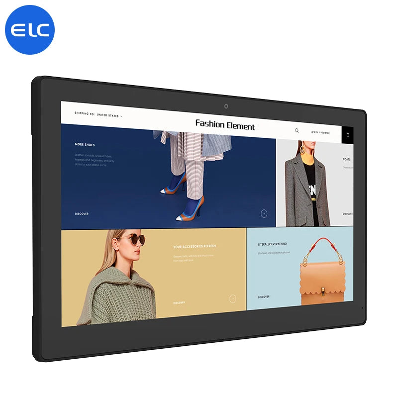 Worry-free After-sales Touch Screen Panel Mount 15.6 Inch Wifi Screen Digital Signage Android 11 Poe NFC RJ45 Tablet