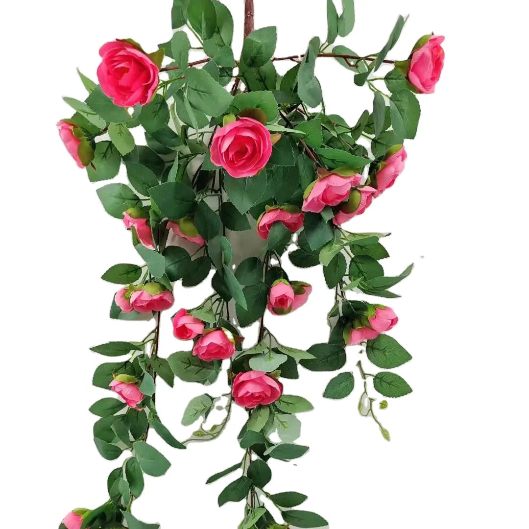 Factory Directly Supply Multicolor Camellia Sinensis Camellia Vine Vine Wreath