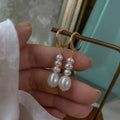 Certified Zhuji Natural Pearl Tiktok Same Style Small Pearl Earring Ear Clip Ear Ring Female Factory Wholesale Direct Sales