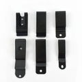 Meetee BF219 25*55mm DIY Accessories Leather Sheath Waist Pack Belt Spring Clip Pinch Cock for Luggage