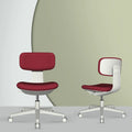 Laptop Office Chair Fabric Student Chair Home Office Use Modern Swivel Small Chair Armless