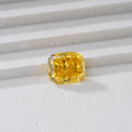 Starsgem FVY 0.4CT 0.5CT 0.8CT 1CT HPHT Diamonds Cushion Cut Yellow Color VS Clarity Lab Grown Diamond