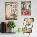 Personalized Metal Poster Retro Sign Vintage Elegant Pastry Chef Tin Sign Home Kitchen Restaurant Decor