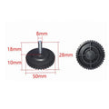 Tulead M8 Thread Dia Plastic Feet Adjustable Felt Black Leveler Anti-Slip Leveling Fee