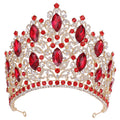 Fashion Luxury Larger Tall Pageant Crown Bride Wedding Rhinestone Tiara Crowns for Women