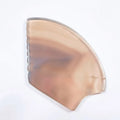 DIY Private Label Custom Body Heart Facial Nephrite Scraping Massage Tool Bian Stones Pink Grey Agate Jade Gua Sha