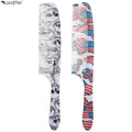 Wanmei Factory Direct Selling Wanmei Printing Comb Barber Flat Hair Electrostatic Barber for Men