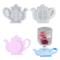 Diy Teapot Saucer Drip Glue Mold Fruit Tray coaster Silicone Mold Storage Accessories