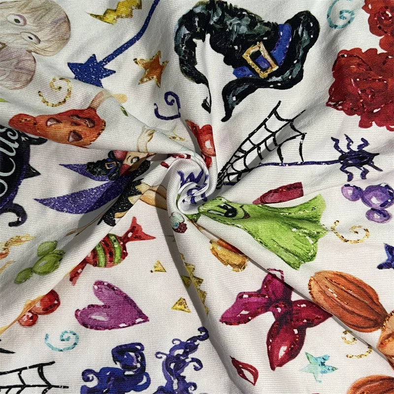1 Meter MOQ 100% Cotton Combed Weft Knit Single Jersey Fabric Custom Printed for Activewear Dress Shirt Girls Boys