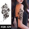 Wholesale XQB Series Sexy Water Transfer Tattoo Sticker Neck Arm Leg Shoulder Makeup Temporary Body Tattoo