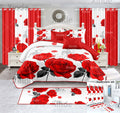 New Design All Season 22pcs Quilted Bedspread with Curtains Ready to Ship Customized 100% Cotton Quilt with Bathroom Set