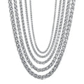 Stainless Steel XL Vacuum Plated Dragon Bone and Flower Basket Necklace Fashion Jewelry for Men and Women