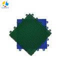 Diy Installation Easy-to-install Interlocking Outdoor Plastic Green Carpet Interlock Floor Tiles for Basketball Court