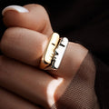 Wholesale Creative Facial Micro Expression Opening Adjustable Ring for Both Men and Women Personalized Couple Ring Jewelry