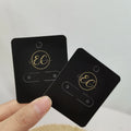 Custom Jewelry Earring Cards Stud Earring Display Earring Cards with Design logo Hot Sale Packaging Cards