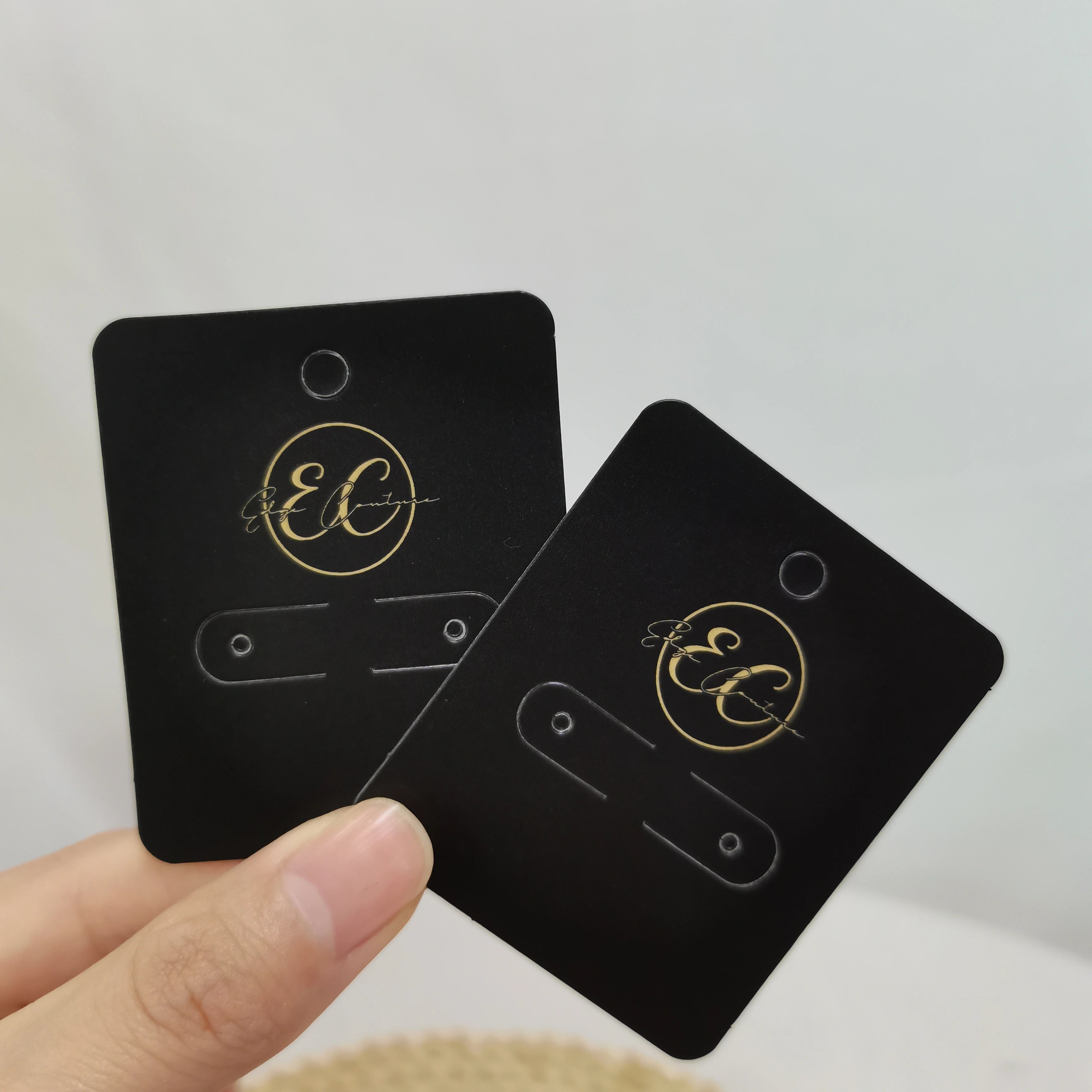 Custom Jewelry Earring Cards Stud Earring Display Earring Cards with Design logo Hot Sale Packaging Cards