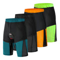 WOSAWE Men Cycling Shorts 2 in 1 Padded Mountain Bike Shorts  Downhill Shorts for Outdoor Cycling