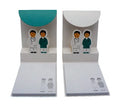 Doctor and Nurse Soft Cover Sticky Note Book
