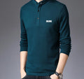 Long Sleeve Private Label Polo Shirts Designs for Men