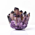 Natural Purple Amethyst Quartz Crystal Cluster Geode Druzy Home Decoration Gemstone Specimen