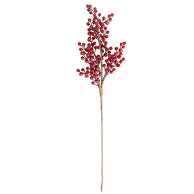 Factory Direct Artificial Red BerryRed Holly Berry Stem Picksfor Christmas Tree Decorations Crafts Home Decor