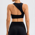Plus Size Workout Crop Tops High Neck Fitness High Impact Gym Women Sexy Plain Yoga Nude Sports Bra