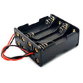 8 Aa Back to Back Battery Holder With 15cm Wire Leads 12v Battery Box Case