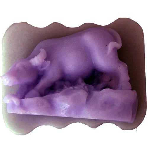 DIY Handmade Craft Animals Cattle Ox Bull Cow Shape Silicone Soap Cake Candle Mold for Soap Making