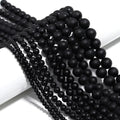 Hot Sale 8mm Gemstones Strands Natural Stone Onyx Bead Matte Black Onyx Beads Stone Jewelry Making