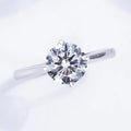MSR-1400 Customized Jewelry 18k Gold Wedding Band Engagement Band Gift for Women 1.6ct D VVS2  Lab Diamond Ring