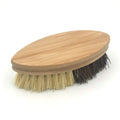 Eco-Friendly Wooden Kitchen Cleaning Brush with Sisal Bristles Hard & Soft Sides for Dish Use Tough-Skinned Vegetables & Fruits