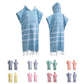 Wholesale Bulk Changing Stripe Surf Coton Terry Toweling Sport Poncho Turkish Hooded Towel Babies Dining Room Christmas
