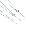 Diy Sliding Bead Length Adjustable Fine Quality 925 Italian Silver Chain  Necklace in Silver Jewelry