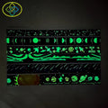 Custom Water Activated Rubber Single Sided Masking Laser for Colorful Fluorescent