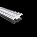 Custom Extruded PMMA Acrylic LED Lens 30 Degree Optical Linear With Clear Transparent Frosted Effect Lens Cover