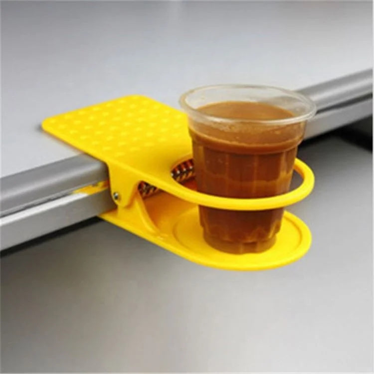 2020 Home Office Desk Table Fashion Cup Coffee Drink Holder Clip Use
