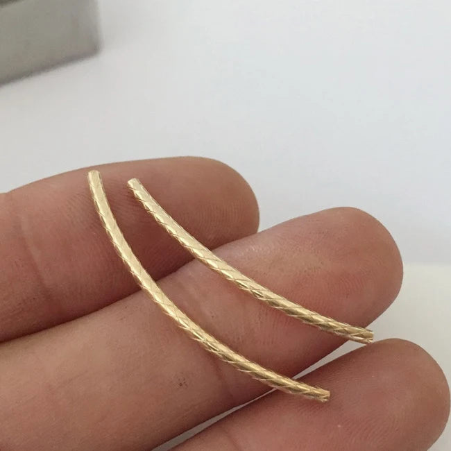 14K Gold Filled Tube Beads for Jewelry Making