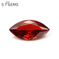 Synthetic 3.5*7mm CZ Diamond Garnet Marquise Cut Cubic Zirconia Prices